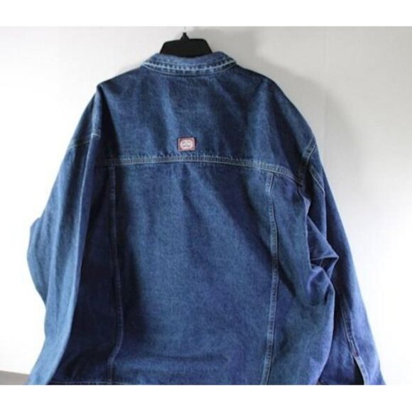 Ecko Unltd. Mens XXL Denim Jacket 100% Cotton Blue - Picture 2 of 5